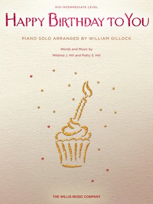 cover image of Happy Birthday to You Sheet Music